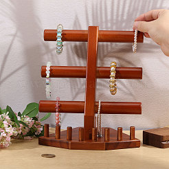 Комплект украшений из цельного дерева&nbsp;DJEW-WH0028-005