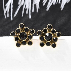 Серьги-гвоздики из нержавеющей стали 304 для женщин EJEW-F361-12G