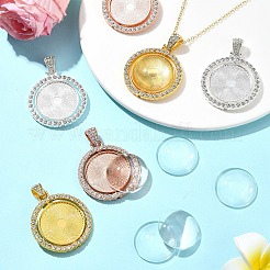 Наборы для изготовления подвесок из сплава со стразами «сделай сам»&nbsp;DIY-YW0009-87