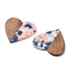 Подвески из смолы и ореха FIND-R051-09F