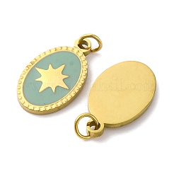 Подвески из нержавеющей стали 304 с эмалью STAS-U061-23G-02