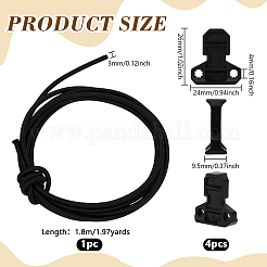 Аксессуары из нейлонового язычка&nbsp;FIND-WH0817-191B