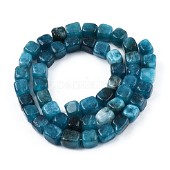 Окрашенные природные белый нефрит бисер пряди&nbsp;LS-G-S364-083A-01