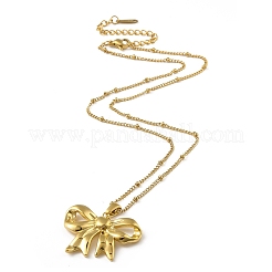 Ожерелья из нержавеющей стали&nbsp;NJEW-R264-02G