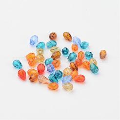 Perle di vetro trasparente&nbsp;X-GLAA-Q042-M01
