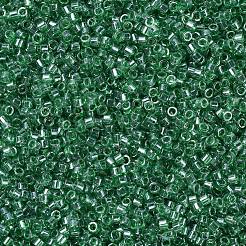 MIYUKIデリカビーズ  シリンダー  日本製シードビーズ  11/0  （db1889)透明な緑色の光沢  1.3x1.6mm  穴：0.8mm  約2000PCS /ボトル  10 G /ボトル&nbsp;SEED-JP0008-DB1889