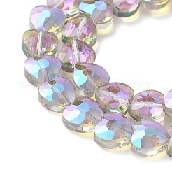 Стеклянные бусины с гальваническим покрытием &nbsp;EGLA-L045-D