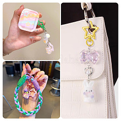 8 шт. окрашенных распылением сплавных поворотных карабинных застежек FIND-TA0008-65