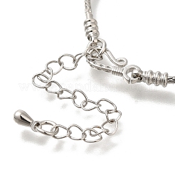 Браслеты из латунной змейки&nbsp;BJEW-M043-02P