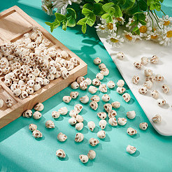 6 нити окрашенных синтетических бирюзовых бусин G-AR0005-74