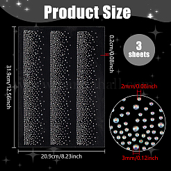 Glitzer Hotfix Glas Strass&nbsp;DIY-WH0750-295