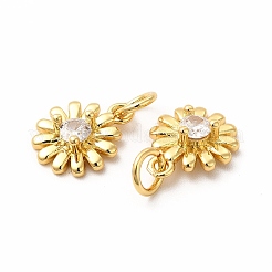 Подвески из латуни с кубическим цирконием&nbsp;KK-H436-02G