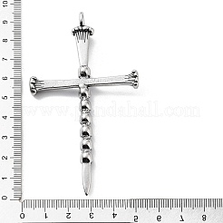 Pendentifs en alliage de style tibétain&nbsp;TIBE-L012-040AS-11