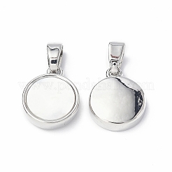 Breloques en laiton ton platine&nbsp;LS-KK-R134-057P-B