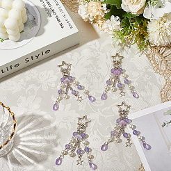 4 шт. подвеска в виде медузы из акрила и АБС-пластика&nbsp;KEYC-SP0001-32C