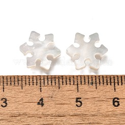 Натуральные белые бусины из ракушек BSHE-Z008-08