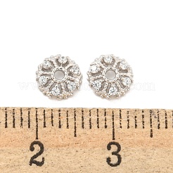 925 бусина из стерлингового серебра с микропаве из кубического циркония STER-U002-13P