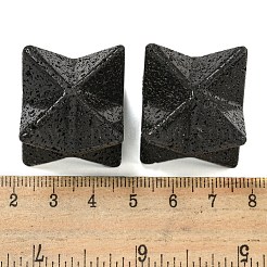 Бусины из натуральной лавы G-A206-01B-66