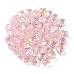 УФ-покрытие радужными переливающимися акриловыми бусинами&nbsp;OACR-F004-05E