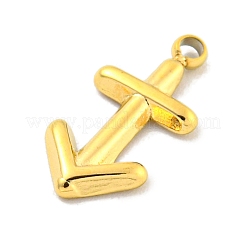 Подвески из нержавеющей стали 304 с покрытием из настоящего золота 18 карат методом вакуумного напыления PVD&nbsp;STAS-L278-002G-09