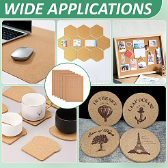 6 шт. пробковые этикетки&nbsp;AJEW-BC0009-42A