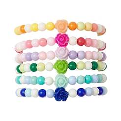 Акриловые браслеты из бисера&nbsp;BJEW-JB11701