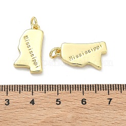 Pendentifs en laiton&nbsp;KK-D229-22U-G