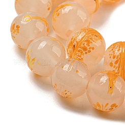 Бусы лэмпворк ручной работы LAMP-L079-05B