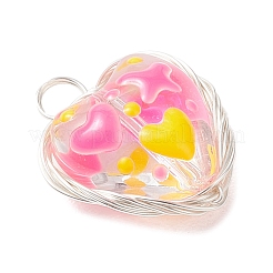 Подвески из стеклянной эмали ручной работы&nbsp;PALLOY-JF04261-02