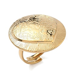 Открытые кольца манжеты из нержавеющей стали 304&nbsp;RJEW-F202-02B-G