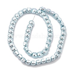 Гальванические нити из синтетических немагнитных гематитовых бусин G-H327-C01-01