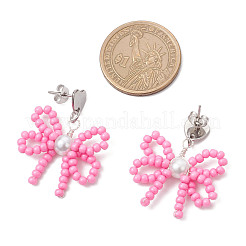 Сердце с бантом EJEW-MZ00474-04