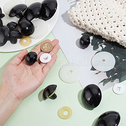 4 стиль кукольные глаза из пластика и смолы DOLL-PH0001-50