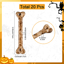 20 шт. украшение для дисплея из смоляной кости&nbsp;AJEW-SC0031-45