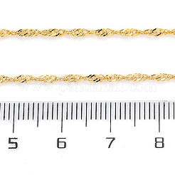 1.5 мм стойка покрытие латунь сингапур цепи ожерелья для женщин мужчин&nbsp;MAK-L044-28G