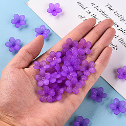 Матовые акриловые колпачки из бисера&nbsp;LS-X-MACR-S371-08A-747