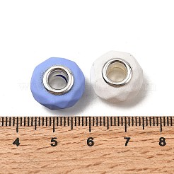 Граненые европейские бусины из смолы RESI-C063-02D