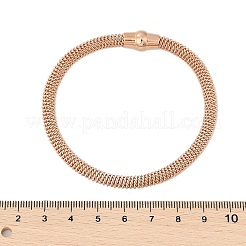 Браслеты-цепочки из нержавеющей стали 304 для женщин и мужчин BJEW-Z087-19RG