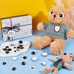 48 шт. 24 стеклянных кукольных глаз-кабошонов DIY-OC0011-82B