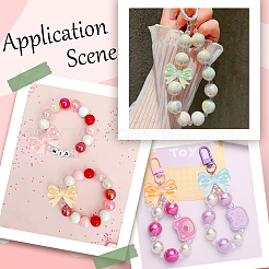 50 шт. Непрозрачные акриловые бусины SACR-SC0001-30