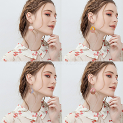 6 пара наборов для самостоятельного изготовления висячих сережек DIY-SC0007-05