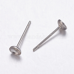304 risultati di orecchini in acciaio inossidabile, colore acciaio inossidabile, vassoio: 3mm, 13x4mm, ago :0.7mm