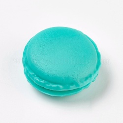 Кольцо ювелирных изделий macarons портативного цвета конфеты миниое милое / случай нося ожерелья, темные бирюзовый, 4.2x2~2.1 см, Внутренний диаметр: 2.7 cm