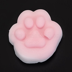 Кошка отпечатки лап форма мягкая игрушка стресс, забавная сенсорная игрушка непоседа, для снятия стресса и тревожности, розовые, 39x41x11 мм