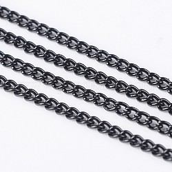 Электрофорез железа обуздать цепи, несварные, с катушкой, чёрные, 3x2x0.6 мм, около 32.8 фута (10 м) / рулон