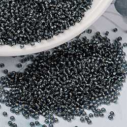 Perles rocailles miyuki rondes, Perles de rocaille japonais, 15/0, (rr2426) montana argenté, 15/0, 1.5mm, Trou: 0.7mm, environ 27777 pcs/50 g