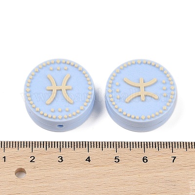 Фокальные бусины из пищевого силикона SIL-Z021-02L-1