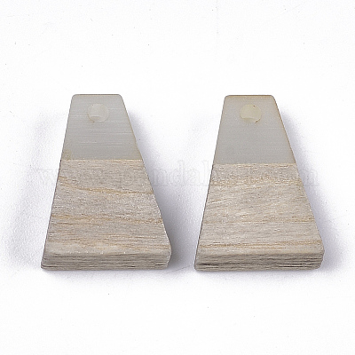 Подвески из смолы и дерева&nbsp;RESI-S358-52L-1