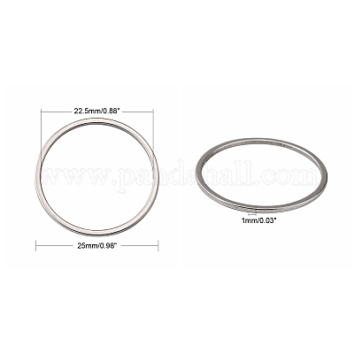 Anillo de enlace de acero inoxidable 304 resistente al deslustre&nbsp;STAS-T047-15A-1