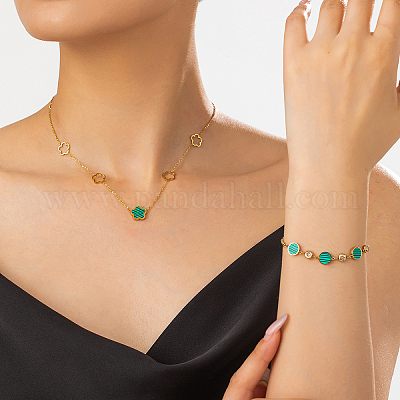 Элегантный комплект украшений из нержавеющей стали 201 YX1933-1